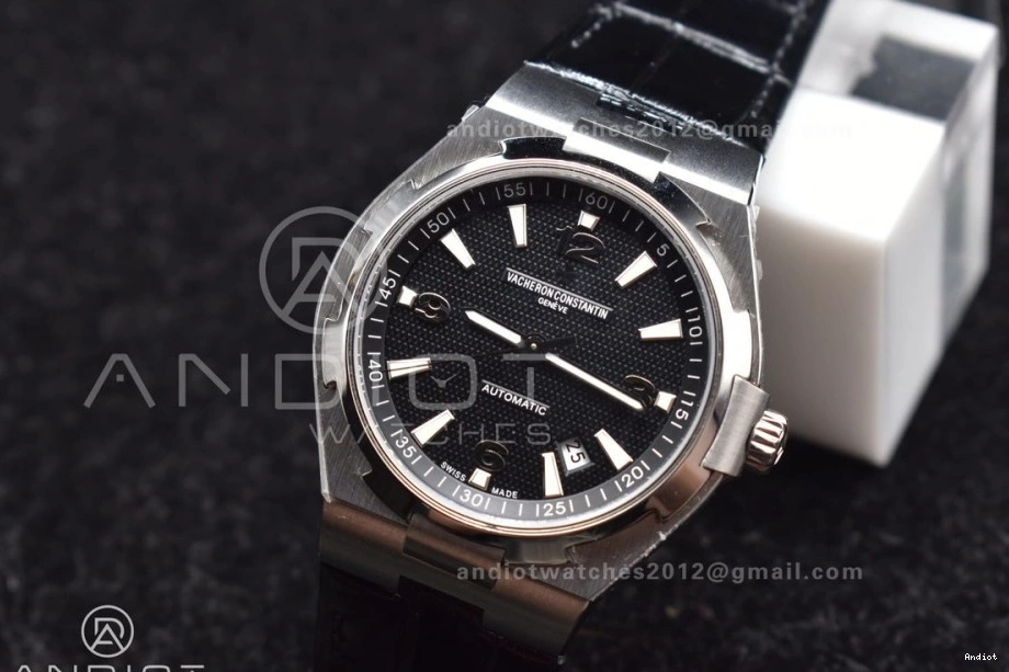 Black Dial on Black Maker Strap Rubber 8F SS Overseas 0501